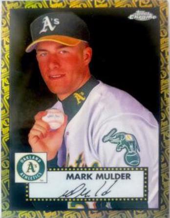 Mark Mulder [Black Gold 70th Anniversary Refractor] #560