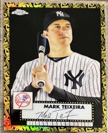 Mark Teixeira [Black Gold 70th Anniversary Refractor] #695