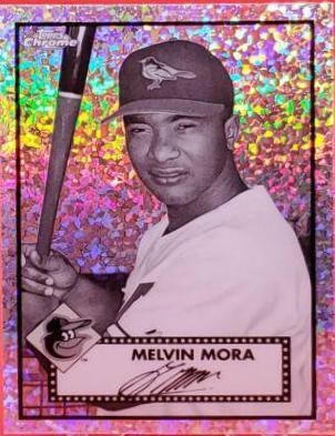 Melvin Mora [Black & White Mini Diamond Refractor] #99