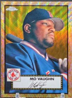 Mo Vaughn [Gold Rose Gold 70th Anniversary Wave Refractor] #529