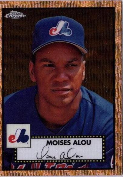 Moises Alou [Gold Rose Gold 70th Anniversary Wave Refractor] #543