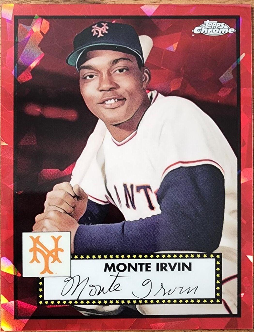 Monte Irvin [Red Atomic Refractor] #644