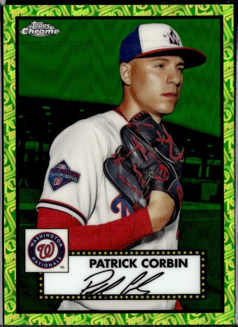 Patrick Corbin [Green Yellow 70th Anniversary Refractor] #285