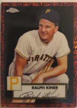 Ralph Kiner [Black Red 70th Anniversary Mini Diamond Refractor] #648