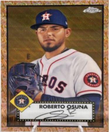 Roberto Osuna [Gold Rose Gold 70th Anniversary Wave Refractor] #343