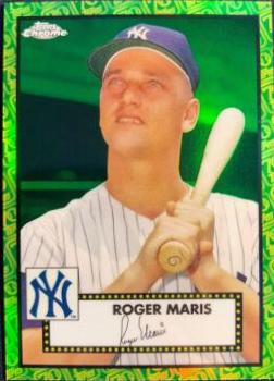 Roger Maris [Green Yellow 70th Anniversary Refractor] #612