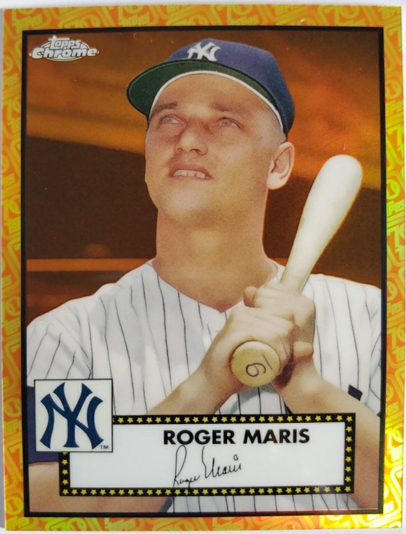 Roger Maris [Orange Yellow 70th Anniversary Refractor] #612