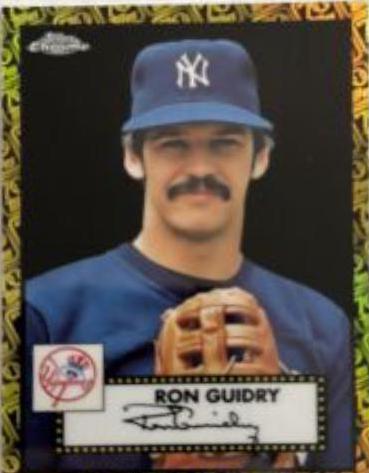 Ron Guidry [Black Gold 70th Anniversary Refractor] #553