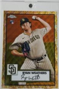 Ryan Weathers [Gold Rose Gold 70th Anniversary Wave Refractor] #81