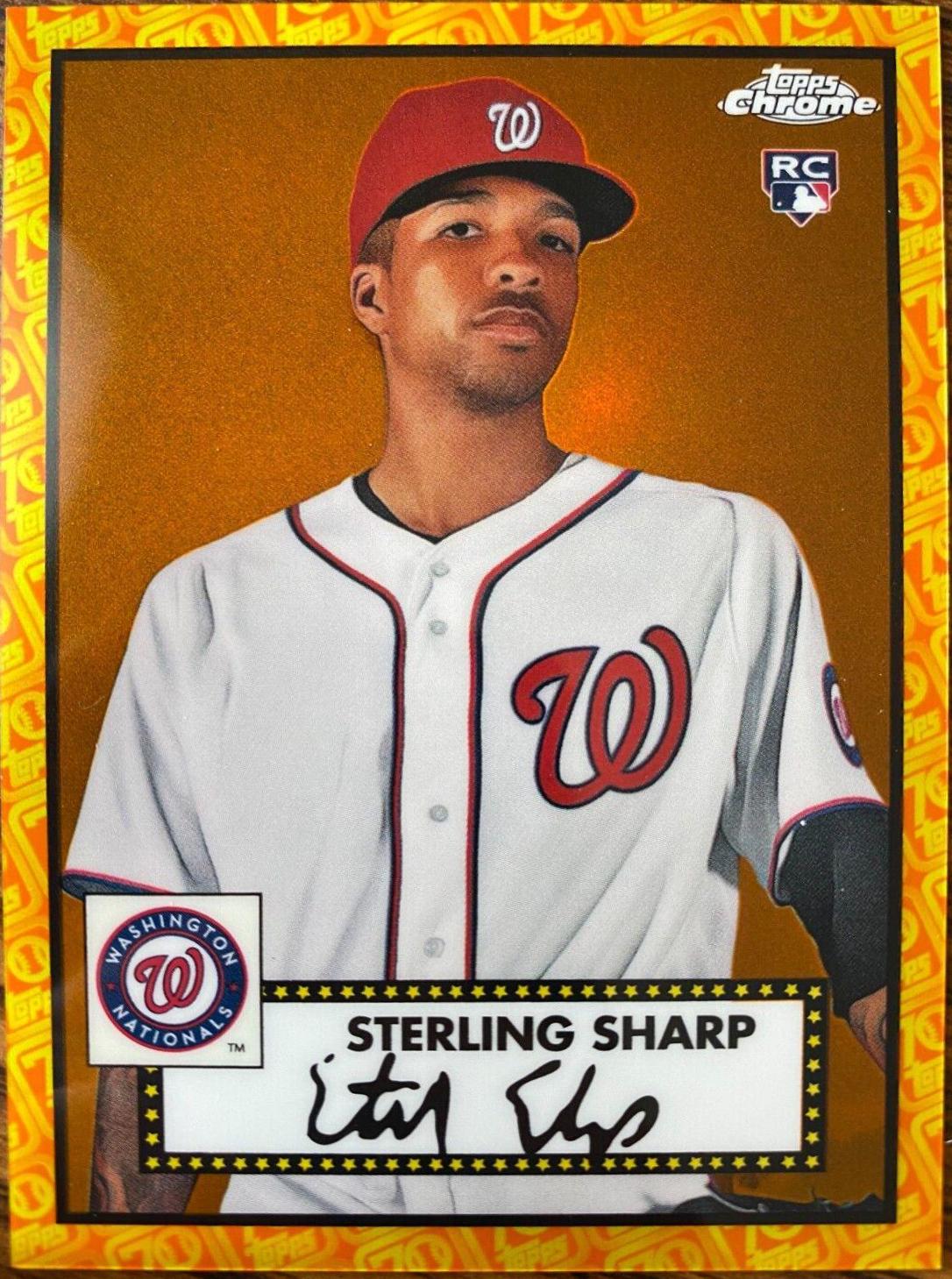 Sterling Sharp [Orange Yellow 70th Anniversary Refractor] #125