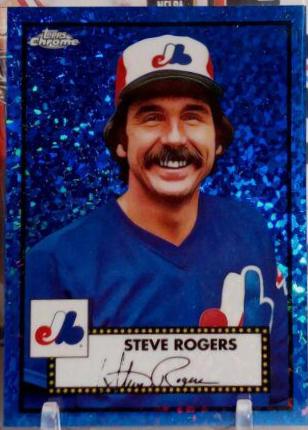 Steve Rogers [Blue Mini Diamond Refractor] #577
