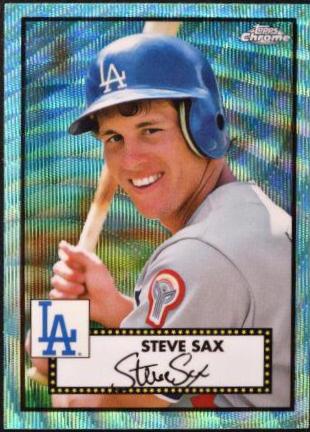 Steve Sax [Aqua Wave Refractor] #690