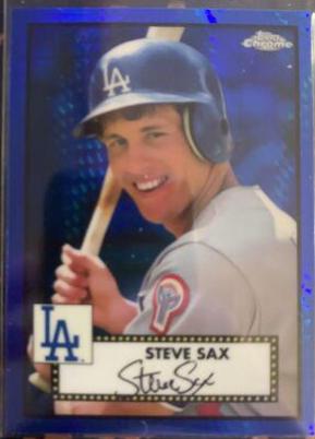 Steve Sax [Blue Mini Diamond Refractor] #690