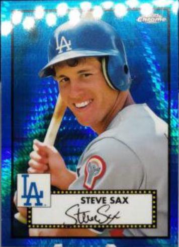 Steve Sax [Blue Prism Refractor] #690