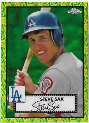 Steve Sax [Green Yellow 70th Anniversary Refractor] #690