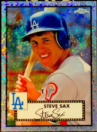 Steve Sax [Platinum 70th Anniversary Mini Diamond Refractor] #690