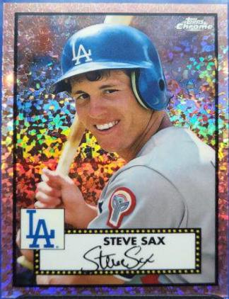 Steve Sax [Rose Gold Mini Diamond Refractor] #690