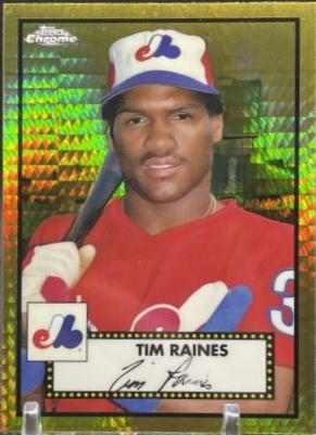 Tim Raines [Gold Prism Refractor] #663