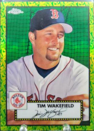 Tim Wakefield [Green Yellow 70th Anniversary Refractor] #697