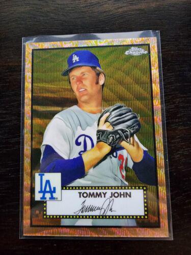 Tommy John [Gold Rose Gold 70th Anniversary Wave Refractor] #483