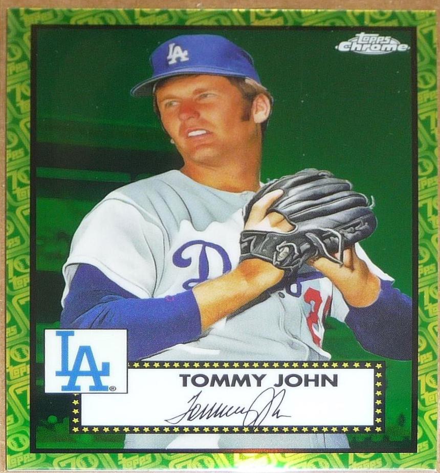 Tommy John [Green Yellow 70th Anniversary Refractor] #483