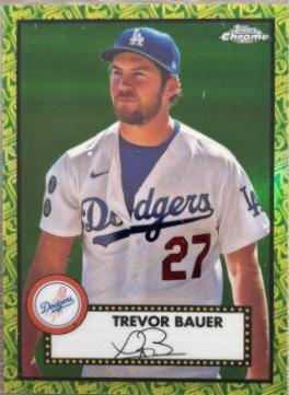 Trevor Bauer [Green Yellow 70th Anniversary Refractor] #252