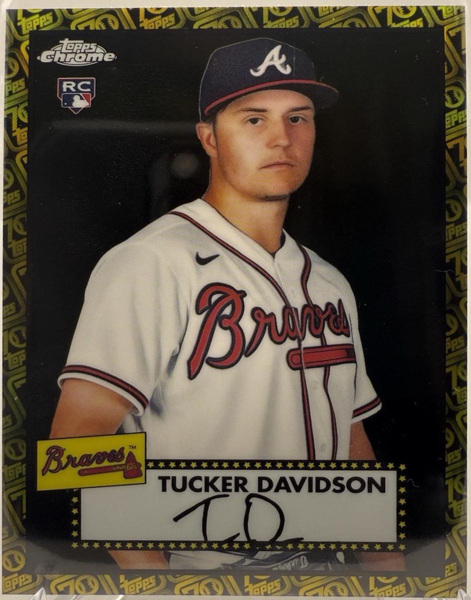 Tucker Davidson [Black Gold 70th Anniversary Refractor] #25