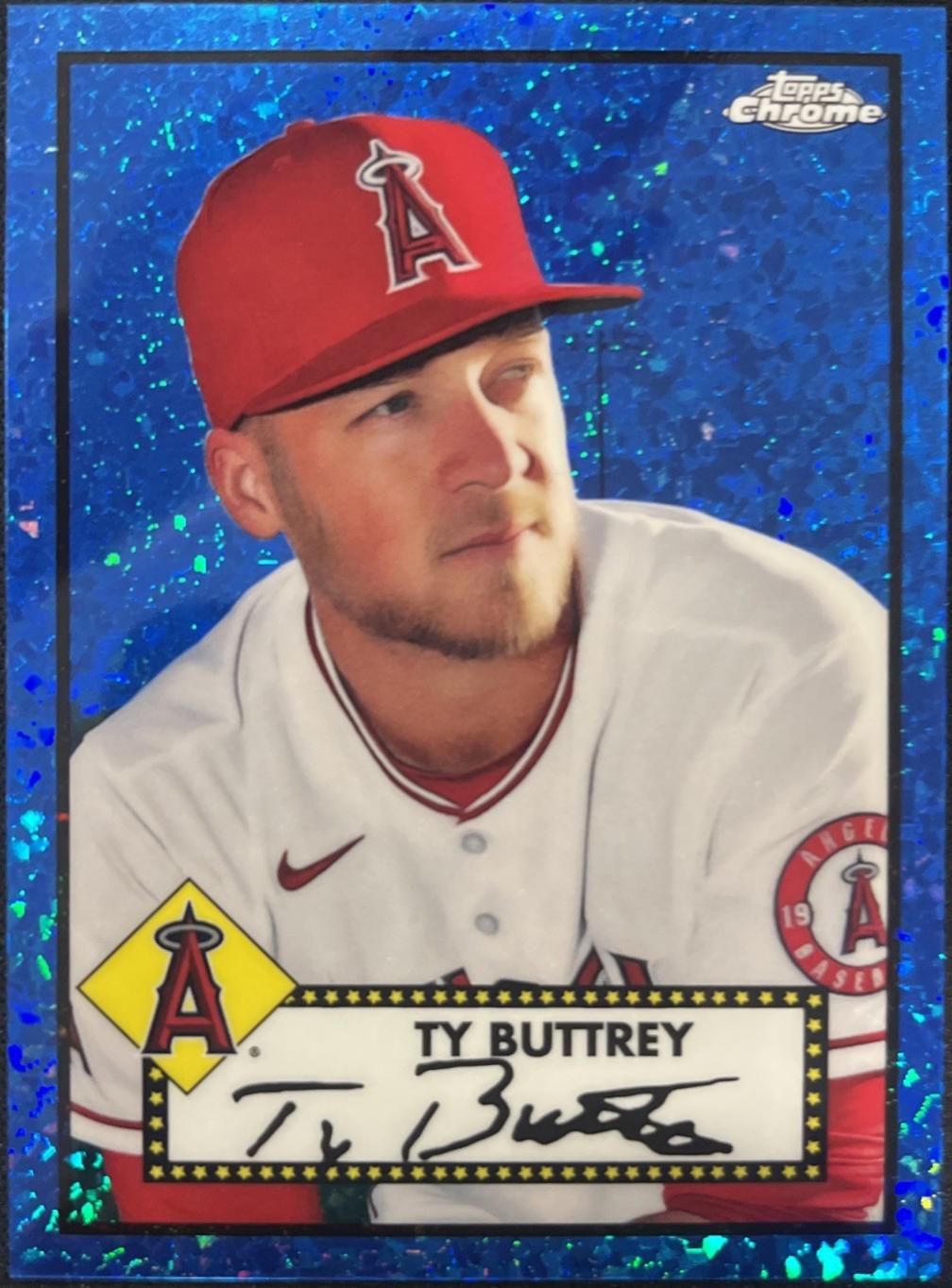 Ty Buttrey [Blue Mini Diamond Refractor] #369