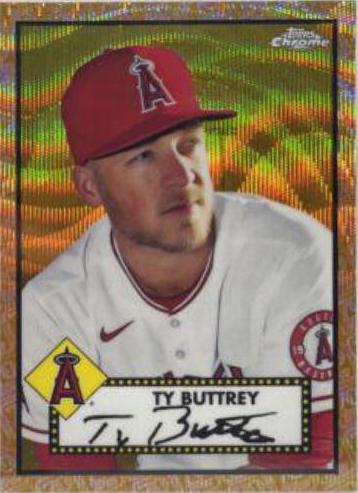 Ty Buttrey [Gold Rose Gold 70th Anniversary Wave Refractor] #369