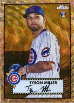 Tyson Miller [Gold Rose Gold 70th Anniversary Wave Refractor] #114