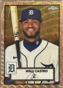 Willi Castro [Gold Rose Gold 70th Anniversary Wave Refractor] #261