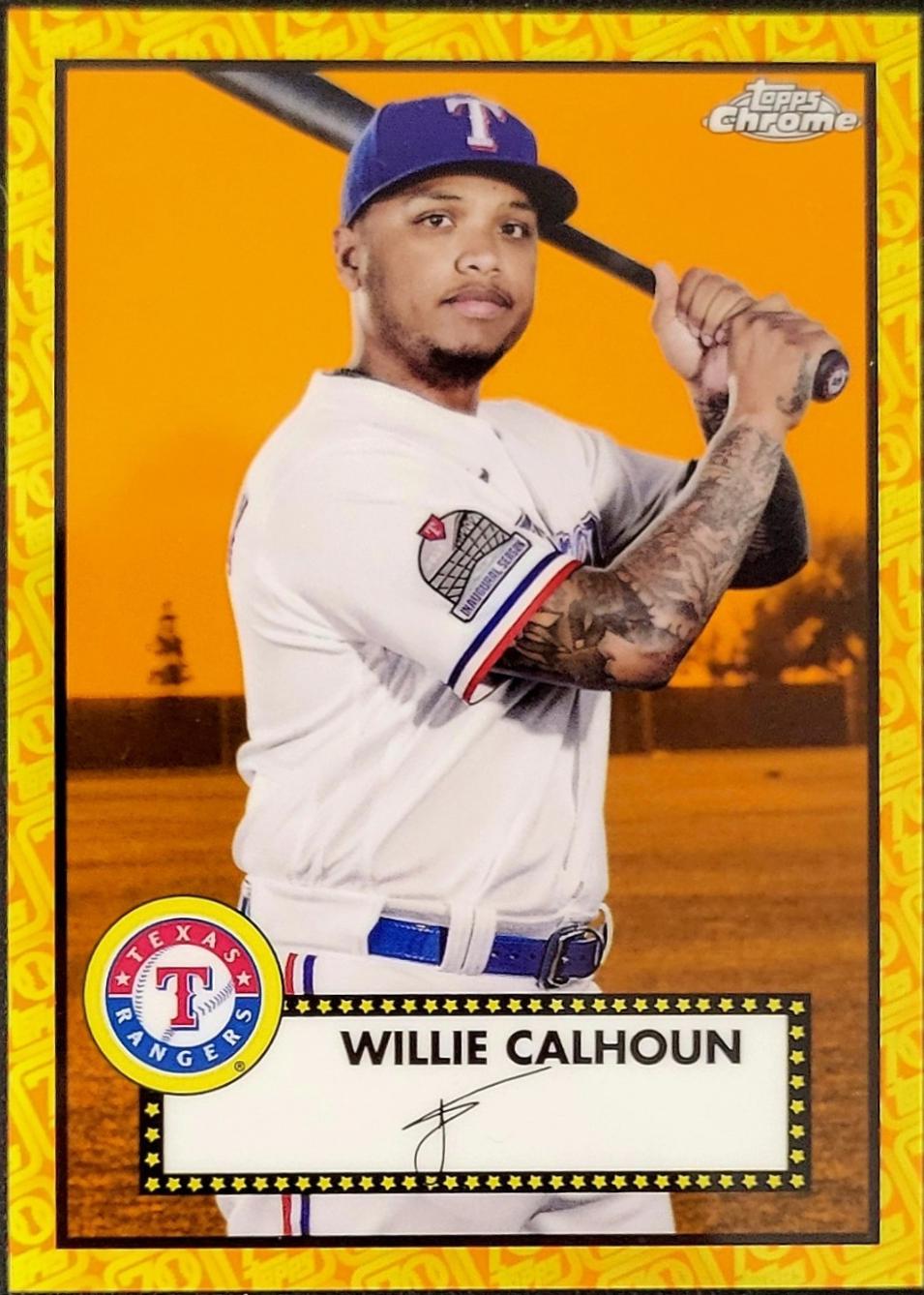 Willie Calhoun [Orange Yellow 70th Anniversary Refractor] #441