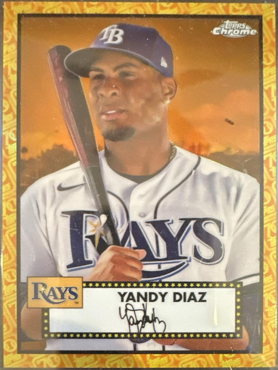Yandy Diaz [Orange Yellow 70th Anniversary Refractor] #408