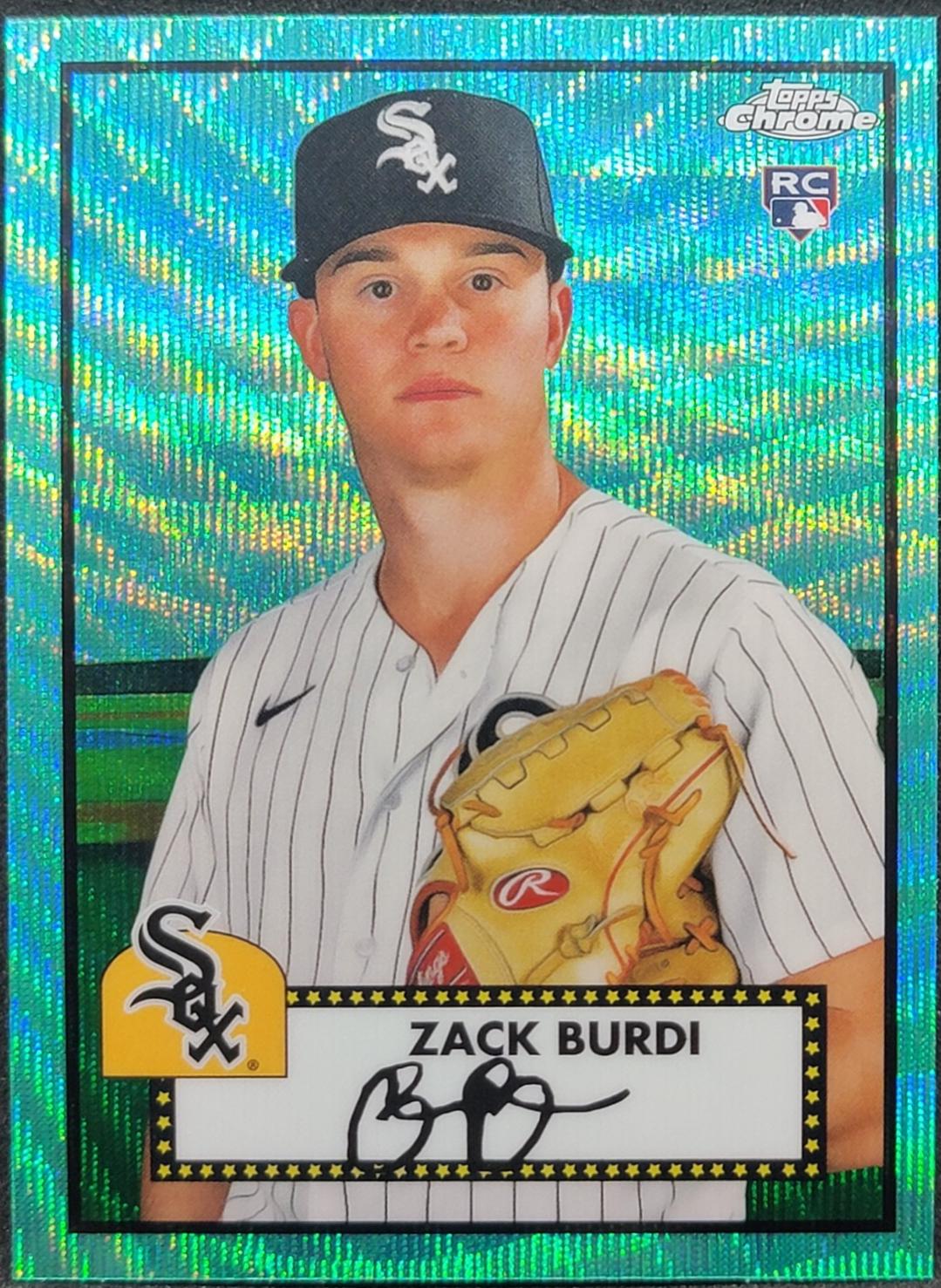 Zack Burdi [Aqua Wave Refractor] #108
