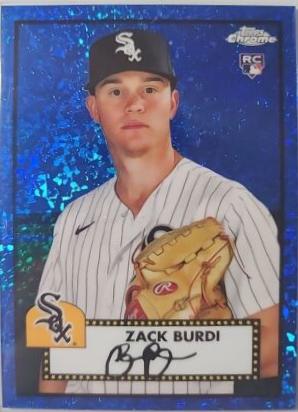 Zack Burdi [Blue Mini Diamond Refractor] #108