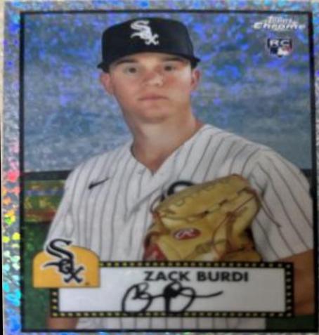 Zack Burdi [Platinum 70th Anniversary Mini Diamond Refractor] #108