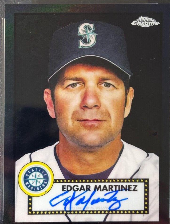 Edgar Martinez [Black Refractor] #PA-EMR