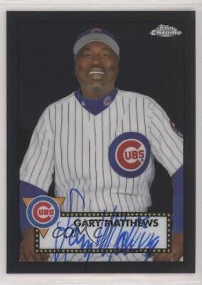 Gary Matthews [Black Refractor] #PA-GMA