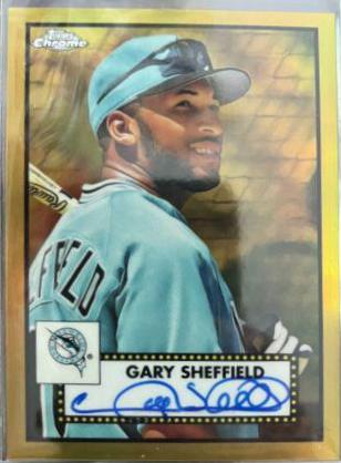 Gary Sheffield [Gold Refractor] #PA-GS