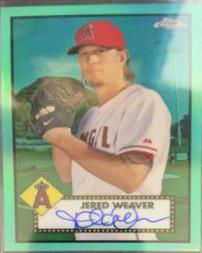 Jered Weaver [Aqua Refractor] #PA-JWE