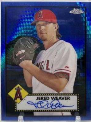 Jered Weaver [Blue Prism Refractor] #PA-JWE