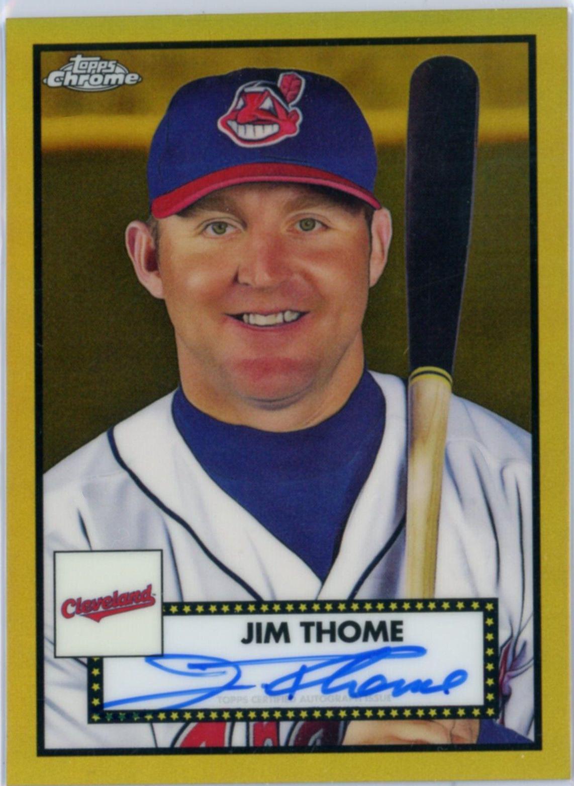 Jim Thome [Gold Refractor] #PA-JT