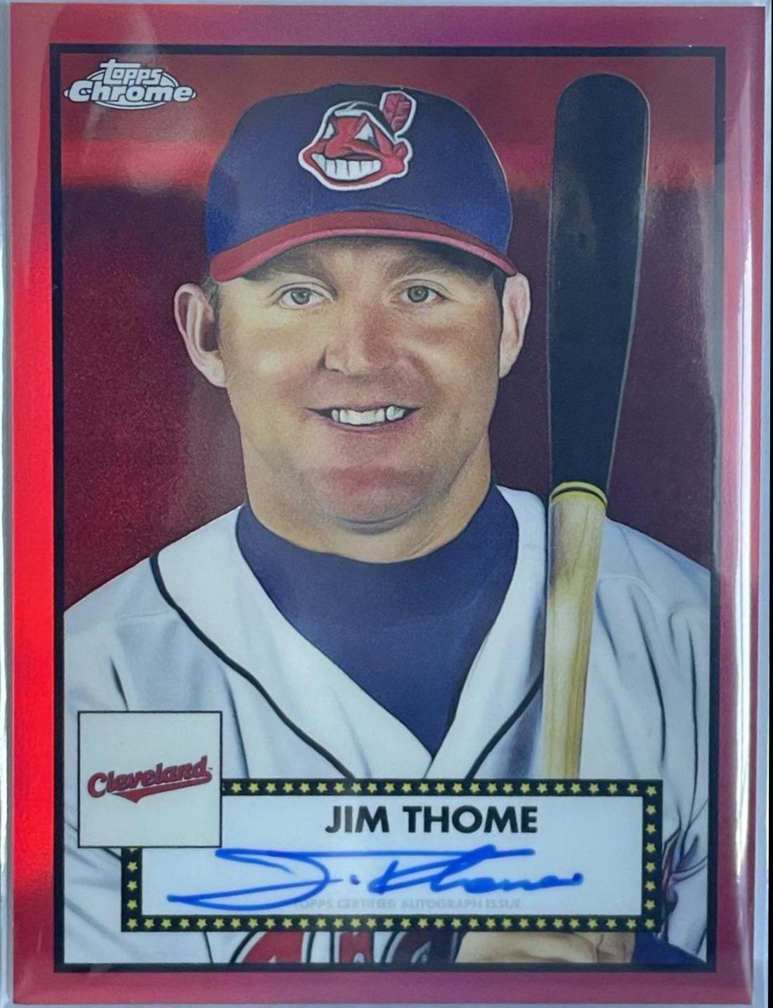 Jim Thome [Red Refractor] #PA-JT