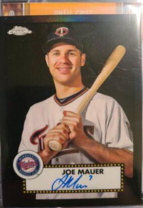 Joe Mauer [Black Refractor] #PA-JM