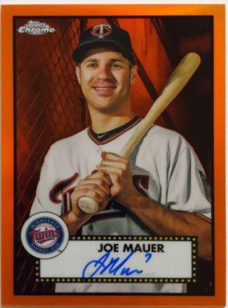 Joe Mauer [Orange Refractor] #PA-JM