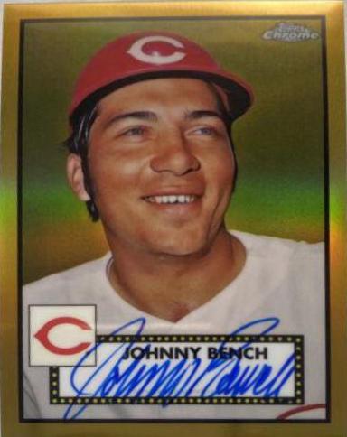 Johnny Bench [Gold Refractor] #PA-JBN