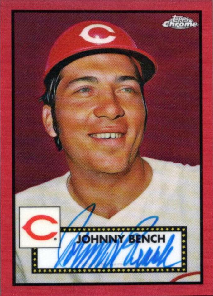 Johnny Bench [Red Refractor] #PA-JBN