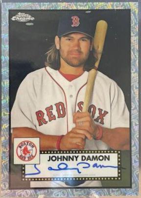 Johnny Damon [70th Anniversary Platinum Wave Refractor] #PA-JDA