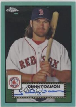 Johnny Damon [Aqua Refractor] #PA-JDA