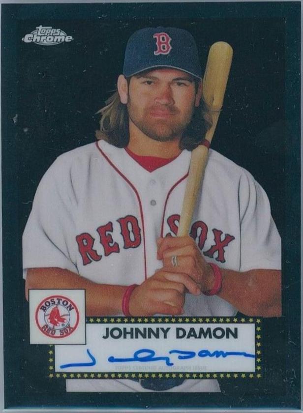 Johnny Damon [Black Refractor] #PA-JDA